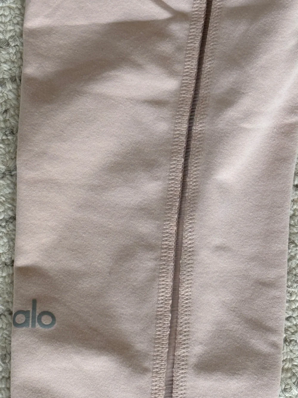 ALO Yoga Woman Blush Pink High-Waist Leggings